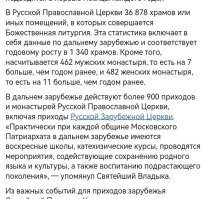 Это Вы врёте. 
При чём "дзен"?
 Вот слова патриарха на 2017 год ( и рост количества приходов происходит быстро):