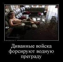 Диванный воин спешит на встречу с единомышленниками