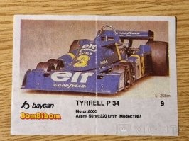 Всегда мне нравился этот болид, своей оригинальностью.
Впервые познакомился с ним из вкладыша.