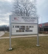 У нас там отмечали русскую масленицу, выбирали Путина очередь в консульство стояла километр, все стояли в одеялах на улице. 
Но вам только хрень разную рассказывают про Канаду.
На улицах цитаты русских пословиц.