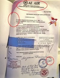 Завещание, которое представил Джигурда, было заверено в Америке, у русскоязычного нотариуса, притом с множеством нарушений.  Завещание оформлено на бланке авиакомпании, которой владела бизнесвумен. По словам коллег, Людмила часто подписывала пустые бланки, чтобы работа не стопорилась, если ее нет на месте.