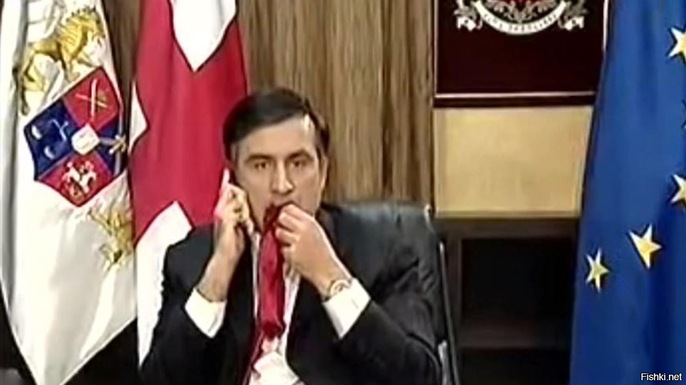 Ага, именно как подпиндосник он в 2008 поставил грузинов на место, так, что Саакашвили галстук жевал.