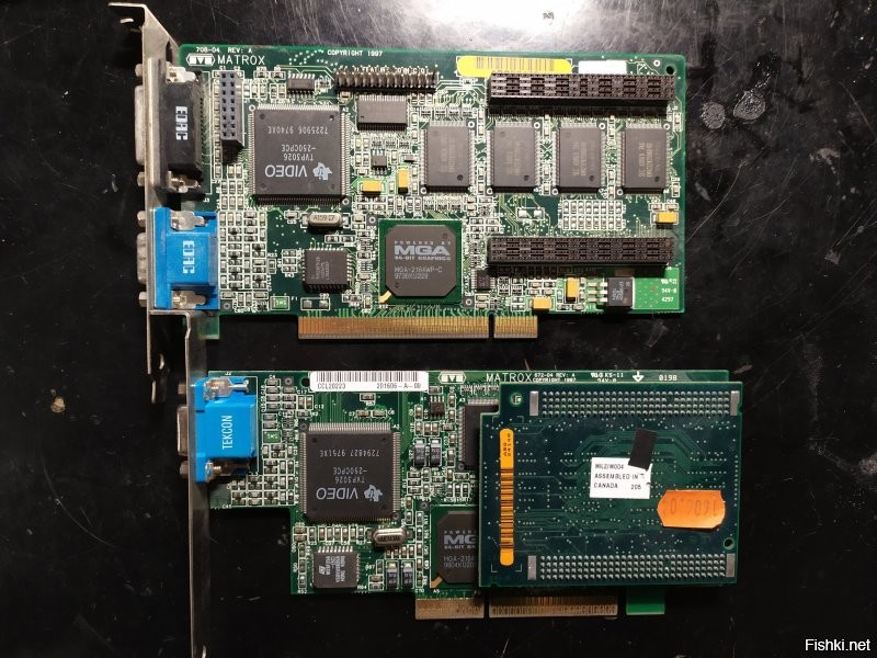 Я без фанатизма собираю процессоры. Есть немного материнских плат, встречаются забавные экземпляры. Видеокарт несколько, есть довольно редкие.