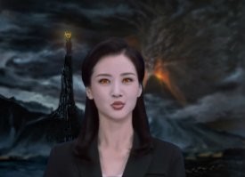 Ага, показывали тут, на Фишках, в том году такую нарисованную корейскую телеведущую.