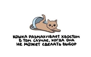 Брехня. Кошки начинают размахивать хвостом когда злятся и скоро кинутся на то, что их злит.  Даже когда дерутся - то выгибают хвост кочергой, то начинают хлестать из стороны в сторону.