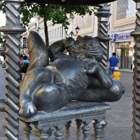 Казань, памятник коту