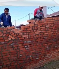 Ага.. У нас дедушки строили теплицу. Уволились первыми весной.
Пришло тепло, лёд растаял, теплица рухнула. 
Для скорости  кладки и ускорения строительства, "строители" использовали  просто песок с водой. Куда делся цемент - загадка века...