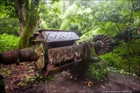 Ну железо конечно не тронули, видимо до сдачи тащить далеко и не выгодно. Только вот меди с обмоток вообще не осталось.