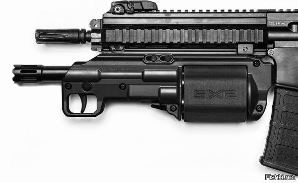 Давным-давно все это есть...
Гладкоствольное ружье M26 MASS в подствольном варианте на карабине М4 (не Сайга)


Револьверное гладкоствольное ружье Crye Precision Six12