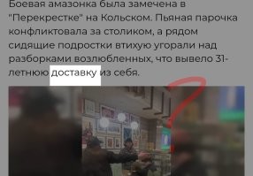 В Мурманске женщина набросилась на подростков, которые посмеялись над ее ссорой с возлюбленным