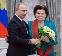 Можете не сомневаться. Будет полный аналог Терешковой. С занесением в учебники и верховное правительство,с правом корректировки конституции..
