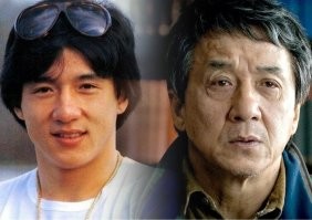 Джеки Чан в эпизодических ролях в кино стал сниматься ещё в возрасте 8 лет. 

Большой и маленький Вон Тин-Бар, 1962
...тут ещё около трехсот фильмов...
Каратэ-пацан 2, 2024

Дважды попадал в Книгу рекордов Гиннесса за «наибольшее число трюков в карьере» и «самое большое число упоминаний в титрах одного фильма». Так, в фильме «Доспехи Бога 3: Миссия Зодиак» Джеки был задействован на 15 должностях (актёр, режиссёр, сценарист, продюсер, оператор, осветитель, постановщик трюков, исполнитель песни, ответственный за питание съёмочной группы и др.), тем самым побив рекорд Роберта Родригеса.