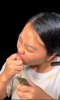 Многое выглядит неаппетитно,горелое,свинное хрючево какое-то,сваленное в кучу на газетах,а это видео-вообще мерзкое,вызывает рвотный рефлекс!Сорри,это моё личное мнение