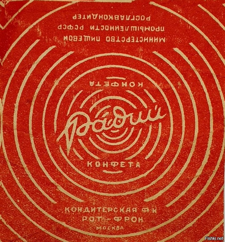Конфеты "Радий" и в СССР выпускались.