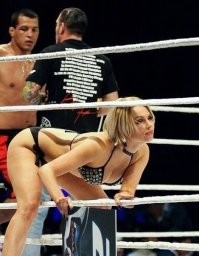 Как выглядят ринг-гёрлс, которые привлекают внимание болельщиков