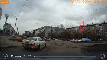Укажи место ДТП или покажи видео, так чтобы были видны знаки до въезда на развязку. Смущает знак на съезде, который стоит жопой к регу. Рег, ты точно не выехал на встречку?