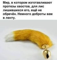 Хвост не по феншую растёт...