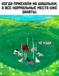 Я, наверное, страшно циничный человек, но вот все персы на картинке обычно приезжают на шашлык уже замаринованными