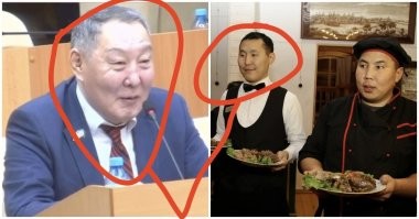Дык как же не ходит, если вот с тарелочкой стоит!