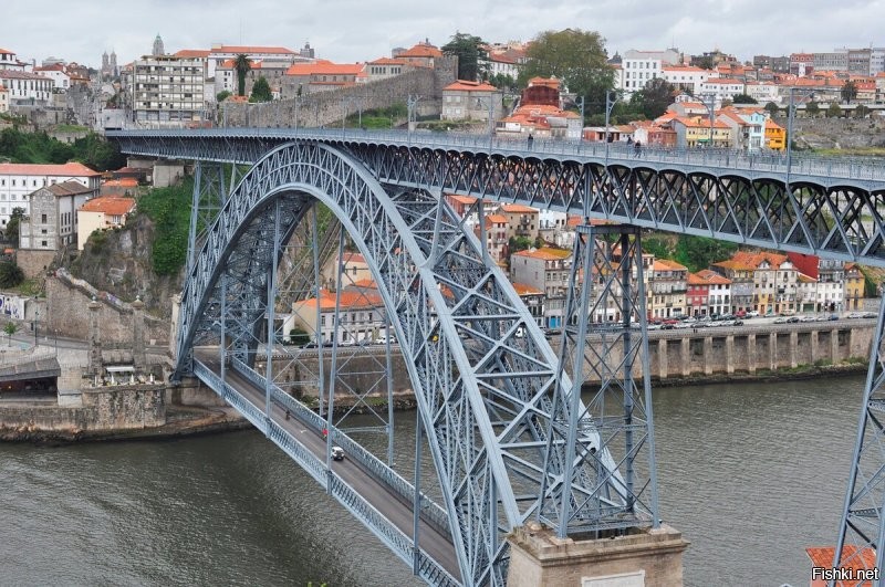 Мост Мария Пиа в Португалии по проекту Эйфеля