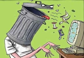Как жалки и ничтожны особи, которые пытаются самоутвердиться, оскорбляя женщину без всякого на то повода.
Я даже наглядно себе представляю это существо.