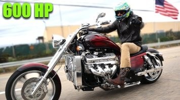 По дороге.
Boss Hoss 5,7 V8 400 - 1000 л/с