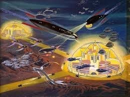 Помнится,в те времена много мечтали об освоении океана. По итогу,продвинулись меньше,чем на земле..