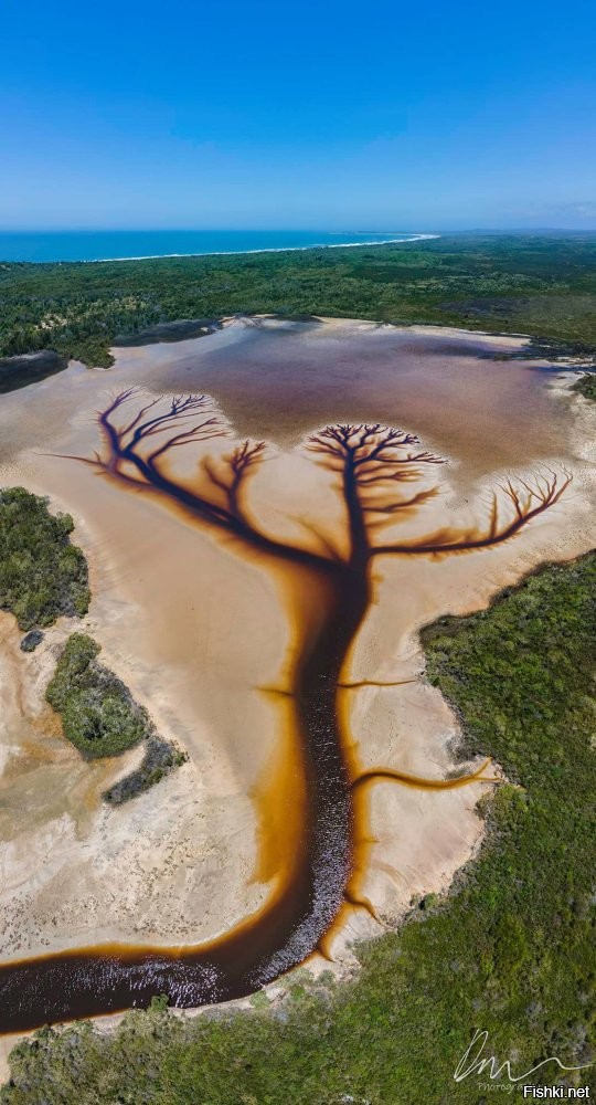 Озеро Какура в Австралии
