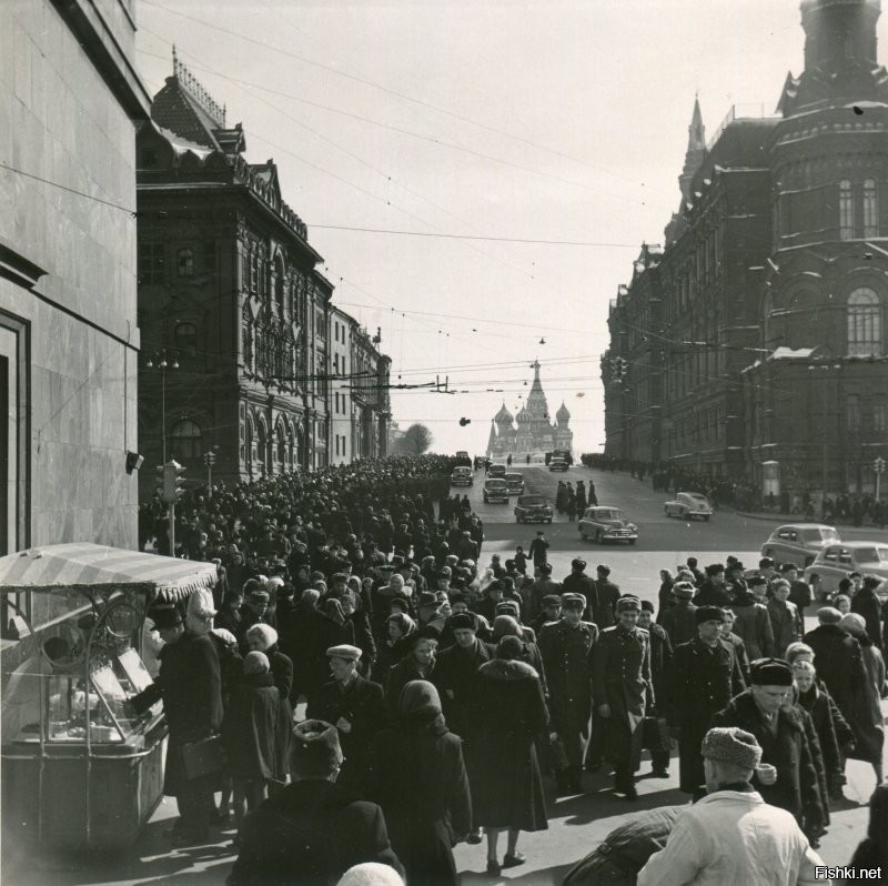 Москва. Исторический проезд. 1954г.