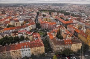Вид с телецентра открывается широко.