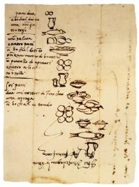 Итак. Что в итоге купил слуга:
Рукопись лекции Джона Валлиса
Рыбу
Кузнечные клещи 
Садовый вазон-кашпо с газоном
Четыре ореха фундук 
Сервиз (кувшин и стаканчик)
Блюдо с мини сушками
Яблочко на тарелочке
Шесть лепёшек 
Шесть камней
Две шляпы котелок (пофиг с чем внутри)
Ещё одну рыбу 
Ну и ещё один кувшин