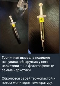 Поймут не только лишь все.
Кроме ITшников только менты. Но точно не горничная. Я, к примеру, сегодня впервые увидел как она выглядит. Хотя компы в ремонт отдавал наверное с десяток раз. Так-то я могу выложить фото шприца для набивки смазки в шаровые краны на газопроводе высокого давления и ржать какие все вокруг тупые.
Какие претензии к горничной? Это шприц? Шприц. Внутри непонятно что? Да.