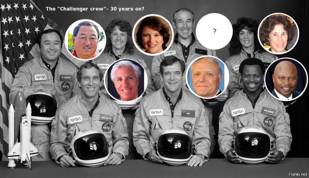 Немного теории заговора:Члены экипажа аварийного экипажа NASA Challenger найдены живыми в 2023 году

Семь астронавтов НАСА, предположительно погибших во время катастрофы «Челленджера» в 1986 году, не погибли во время взрыва и спокойно доживают свою жизнь в США, причем многие из них «прячутся у всех на виду», используя одни и те же имена и работая на высоком уровне в те же поля, на которых они работали до катастрофы, согласно обнаруженным следователями уликам взрывчатых веществ.

28 января 1986 года орбитальный аппарат космического корабля НАСА «Челленджер» развалился на 73 секунды полета над Атлантическим океаном у побережья мыса Канаверал, Флорида, в 11:38 по восточному стандартному времени. По данным НАСА, все семь членов экипажа погибли, в том числе пять астронавтов и два специалиста по полезной нагрузке.

Миллионы американцев (17% от общей численности населения) смотрели запуск в прямом эфире по телевидению благодаря специалисту по полезной нагрузке Кристе Маколифф, первому учителю в космосе. Освещение катастрофы в СМИ было обширным: в одном исследовании сообщалось, что 85% опрошенных американцев услышали новости в течение часа после аварии, и мир оплакивал потерю американских астронавтов.

Нам сказали, что «Челленджер» разрушился из-за неисправности уплотнительного кольца в его правом твердотопливном ускорителе.

Отказ уплотнительного кольца вызвал разрыв в соединении SRB, которое оно загерметизировало, что позволило горящему газу под давлением из твердотопливного двигателя выйти наружу и столкнуться с прилегающим крепежным оборудованием заднего соединения SRB и внешним топливным баком, что привело к разрушению конструкции. внешнего бака. Аэродинамические силы разорвали орбитальный аппарат.

Боевой отсек и многие другие фрагменты машины в конечном итоге были извлечены со дна океана после длительной поисково-спасательной операции. Точные сроки гибели экипажа неизвестны; Известно, что несколько членов экипажа пережили первоначальный развал космического корабля. Но у шаттла не было системы спасения, а удар боевого отделения о поверхность океана был слишком сильным, чтобы выжить.

Катастрофа привела к 32-месячному перерыву в программе шаттлов НАСА и формированию Комиссии Роджерса, специальной комиссии, назначенной тогдашним президентом Рейганом для расследования катастрофы, в результате которой погиб весь экипаж.

Но есть только одна проблема. В 2023 году шесть из семи членов экипажа кажутся живыми и прячутся у всех на виду.

Так что же на самом деле произошло в тот день в 1986 году?

Благодаря новаторской работе следователей мы теперь знаем, что официальная версия и большая часть новостей, переданных в тот день, глубоко вводили в заблуждение.

Прежде чем мы объясним, почему они создают такую мистификацию, вот краткое изложение выживших членов экипажа.

1. ФРЭНСИС РИЧАРД СКОБИ, КОМАНДИР КОСМИЧЕСКОГО ШАТЛА «ЧЕЛЛЕНДЖЕР»
Коммандеру Фрэнсису Ричарду Скоби, родившемуся 19 мая 1939 года, было 46 лет, когда он предположительно погиб при взрыве «Челленджера». Если бы он был жив сегодня, ему было бы 75 лет.

Как ни странно, есть человек по имени Ричард Скоби, генеральный директор чикагской маркетингово-рекламной компании Cows in Trees, который имеет поразительное сходство (с учетом 30-летнего таймлапса) с командиром Ричардом Скоби   такой же высокий лоб, такие же брови, такие же широко посаженные глаза, слегка опущенные во внешние уголки.

Если вы зайдете на веб-сайт Cows in Trees, вы увидите анимацию ракетной коровы в небе с кружащимся дымом в форме цифры 6, очень похожей на космический шаттл «Челленджер», который был показан по телевизору, взорвавшимся в воздухе. . Подмигиваю. У генерального директора Ричарда Скоби точно есть чувство юмора!

2. МАЙКЛ Дж. СМИТ, ПИЛОТ CHALLENGER
Пилоту «Челленджера» Майклу Джону Смиту, родившемуся 30 апреля 1945 года, был 41 год, когда он предположительно погиб в результате взрыва.

Есть еще человек по имени Майкл Дж. Смит, который поразительно похож на астронавта Майкла Дж. Смита   такие же горизонтальные брови, такие же серо-голубые глаза, такая же вертикальная выемка на кончике носа. Этот Майкл Дж. Смит является почетным профессором (на пенсии) промышленной и системной инженерии в Университете Висконсин-Мэдисон.

Астронавту Майклу Дж. Смиту было бы 70 лет, если бы он был жив сегодня. Ну, угадайте что? Просто случайно оказался 69-летний Майкл Дж. Смит, чьи адреса включают Мэдисон, штат Висконсин! (Он №74 в этом списке LookUpAnyone.)

3. РОНАЛЬД МАКНЭЙР, СПЕЦИАЛИСТ ПО МИССИЯМ CHALLENGER
Родился 21 октября 1950 года. Специалист миссии «Челленджер» Рональд Макнейр, второй афроамериканский астронавт, имеющий докторскую степень. по физике, ему было бы 64 года, если бы он якобы не погиб при взрыве космического корабля. Если бы Рональд (слева) был жив сегодня, он выглядел бы точно так же, как на этой фотографии его брат Карл (справа).

Карл Макнейр   писатель, консультант по вопросам образования и вдохновляющий оратор. И так случилось, что он является основателем и почетным президентом Фонда Рональда Э. Макнейра. Как удобно.

4. ЭЛЛИСОН ОНИДЗУКА, СПЕЦИАЛИСТ ПО МИССИЯМ CHALLENGER
У другого специалиста миссии «Челленджер», Эллисона Онидзука, первого американского астронавта японского происхождения, также есть похожий брат по имени Клод. Эллисону, родившемуся 24 июня 1946 года на Гавайях, сегодня исполнилось бы 68 лет, если бы он якобы не погиб при взрыве «Челленджера». Если бы Эллисон был еще жив, он выглядел бы точно так же, как на этой фотографии его младшего брата Клода   те же брови, те же глаза, те же морщины «гусиные лапки», тот же нос, даже тот же пробор.

Клод Онидзука доживает свои дни в качестве члена судебного совета по алкоголю Департамента по контролю за алкоголем округа Гавайи, Хило, Гавайи.

5. ДЖУДИТ РЕЗНИК, СПЕЦИАЛИСТ ПО МИССИЯМ CHALLENGER
Джудит Арлин Резник, специалист миссии «Челленджер», родилась 5 апреля 1949 г., имеет докторскую степень. в области электротехники, была первым американским астронавтом-евреем, отправившимся в космос, и второй американской женщиной-астронавтом. Ей было бы сегодня 66 лет, если бы она не погибла во время взрыва.

За исключением того, что если она жива сегодня, нетрудно представить, что через 29 лет астронавт Джудит Резник выглядела бы как профессор права Артура Лаймана Джудит Резник из Йельской школы права   темные вьющиеся волосы, темные глаза, такая же форма бровей, те же линии. на обеих сторонах лица, простирающихся вверх от челюсти.

Если сравнить голоса и манеры астронавта Джудит Резник и профессора Джудит Резник, сходство становится неоспоримым.

Мы просмотрели 241 запись о смерти на Ancestry.com на фамилию Резник, но не смогли найти Индекс смерти социального обеспечения (SSDI) для астронавта Джудит Резник или любой другой Джудит Резник.

SSDI для Джудит Резник не существует.

6. ШАРОН КРИСТА МКОЛИФФ, СПЕЦИАЛИСТ ПО ПОЛЕЗНОЙ НАГРУЗКЕ CHALLENGER

Шэрон Криста Маколифф родилась 2 сентября 1948 года. Она работала учителем социальных наук в средней школе Конкорд в Нью-Гэмпшире, когда ее выбрали из более чем 11 000 претендентов для участия в проекте НАСА «Учитель в космосе». Если бы Челленджер не взорвался, она была бы первым учителем в космосе. Если бы она не погибла в катастрофе «Челленджера», Маколиффу сегодня исполнилось бы 66 лет.

Ну, есть Шэрон А. Маколифф, адъюнкт-профессор Колледжа права Сиракузского университета, которая выглядит как пожилой астронавт Маколифф, учитывая 30-летнюю временную шкалу. Посмотрите на вихрь волос, идущий от центра линии роста волос к левой стороне лба.

«Также может быть совершенно случайным» то, что профессор права из Сиракуз Шэрон приходится двоюродным братом Терри Маколиффу, нынешнему губернатору Вирджинии, который был сопредседателем предвыборной кампании президента Билла Клинтона в 1996 году и председателем президентской кампании Хиллари Клинтон в 2008 году. Терри Маколифф, сторонник контроля над огнестрельным оружием, также очень обеспокоен проблемами финансирования НАСА.

В конце концов, мы должны задать себе вопрос: одно дело, что один из членов экипажа «Челленджера» похож на кого-то из ныне живущих. Ибо мог бы списать это на совпадение.

Другое дело, что у ШЕСТИ членов экипажа «Челленджера» есть живые двойники, в некоторых случаях с точно такими же именами (Ричард Скоби, Майкл Дж. Смит, Джудит Резник, Шэрон Маколифф) и работающие на высоком уровне в своей первоначальной карьере.

Каковы шансы на это?

Вам не нужно быть ученым НАСА, чтобы знать, что эти шансы бросают вызов статистической вероятности.

Так зачем НАСА создавать еще одну мистификацию? Тем, кто интересуется гематрией, может быть интересно узнать, что НАСА означает Национальную авиационную и космическую ассоциацию, и если вы присвоите номер каждому символу, вы получите 666.

Учитывая огромную символическую ценность космических миссий, неудивительно, что НАСА является частью оккультной элиты, ведущей мощные психологические войны против человечества.

Сразу приходит на ум выражение: «Откровение Метода». Эта концепция, происходящая из древних розенкрейцерских текстов, относится к процессу разоблачения масс перед темными реалиями, часто завуалированным и закулисным образом, включая мистификации, для издевательства над массами.

Некоторые оккультисты сравнивают этот процесс нормализации с алхимической «Великой Работой», когда мир «трансмутируется» по воле оккультной элиты.

В своей книге «Тайные общества и психологическая война» Майкл Хоффман объяснил, почему элита любит уткнуться в нее:

Алхимический принцип Откровения Метода имеет своим главным компонентом клоунское, ухмыляющееся издевательство над жертвой (жертвами) как демонстрацию силы и жуткого высокомерия. Когда это выполняется в завуалированной манере, сопровождаемой определенными оккультными знаками и символическими словами, и не вызывает значимой реакции оппозиции или сопротивления со стороны цели(ей), это является одним из наиболее эффективных методов психологической войны и изнасилования разума.

С появлением средств массовой информации Откровение Метода становится все более очевидным. Если в прошлом элита действовала в условиях полной секретности, то теперь она стремится действовать у всех на виду.
