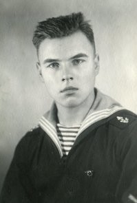 Курсант училища береговой артиллерии ВМФ. 1955г.