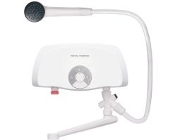 А в чем проблема купить такой за 3000 рублей и ставить его на эти 10 дней,пока нет горячей воды? Шланг от душа прикрутил к нему,в розетку воткнул и горячая вода пошла,напор не очень большой,но принять душ нормально можно.