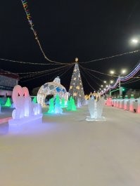 Хотите совет, как сфотографировать новогоднее убрансво города, так, чтобы не было людей?
1 января в 7-9 часов утра заводите машину, садитесь за руль, объезжаете все городские ёлки и фотографируете их. Отсутствие людей горантировано. А что над сделать, чтобы утром 1 января сесть за руль без риска быть оштрафованным, думайте сами.