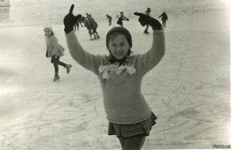 Казань. На катке. 1965г.