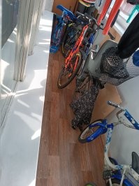 У меня только лоджия иначе никак 5 детей и наши с женой. И ещё дофига самокатов. И на даче тоже самое количество.