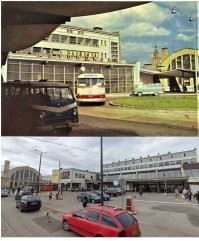 Старая фотка сделана с обратной стороны автовокзала. Рига, если что.