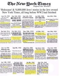 Могли бы целый десяток таких фильмов снять, по одному на каждый холокост.