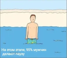 На этапе, когда трусы спущены на длину рук, уже можно поссать!