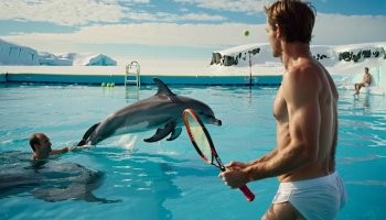 Майкл Фассбендер на бильярде