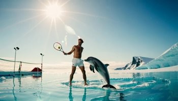 Майкл Фассбендер на бильярде