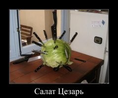 А что, на тарелке нельзя было?