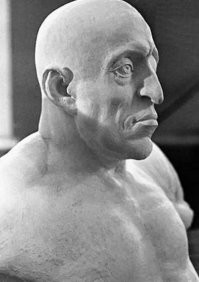 А это работа М.М. Герасимова над обликом Иоана IV (Грозного)