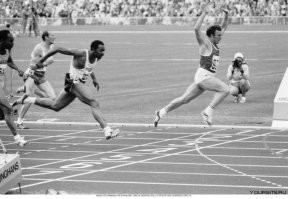 Валерий Борзов, советский легкоатлет-спринтер, двукратный олимпийский чемпион и трёхкратный призёр Олимпийских игр