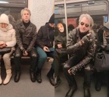 Здесь все отлично и выглядит нормально , короче человеку идет такой стиль .