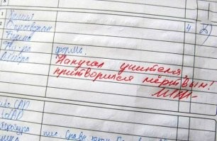16 забавных учительских пометок в школьных дневниках