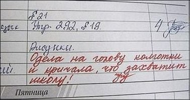 16 забавных учительских пометок в школьных дневниках