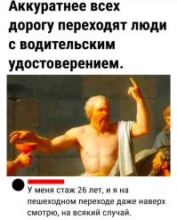 Ну, здесь не стаж вождения роль играет, а опыт быть обосранным голубем))